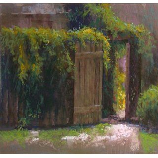 Art: Garden Gate : Pastel : Bob Rohm