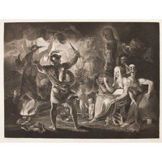 Art: Shakespeare Macbeth Act IV Scene I : Engraving : Sir Joshua Reynolds