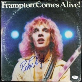 Peter Frampton   Frampton Comes Alive Signed Album Cover W/ Vinyl Jsa #h18946   Autographed CD's: Entertainment Collectibles