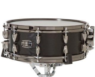 Yamaha LNS 1455BKW 14 Inch Live Custom Snare Drum, Black Wood: Musical Instruments