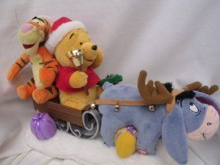 Winnie the Pooh, Tigger, & Eeyore Christmas Plush Toy ; Animated Musical "Here Comes Santa Claus" : Other Products : Everything Else