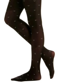 Outlined with Love Tights  Mod Retro Vintage Tights