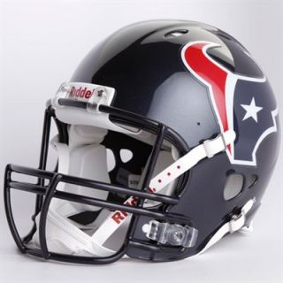 Riddell Houston Texans Navy Blue Revolution Authentic Full Size Helmet