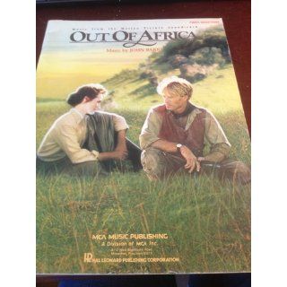 Out of Africa: Music From the Motion Picture Soundtrack (Piano Selections): John Barry: 9780793523856: Books
