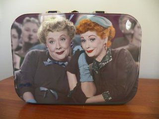 Vandor I Love Lucy Friends Large Tin Metal Lunchbox Featuring Two Different Pictures of Ethel and Lucy: Kitchen & Dining