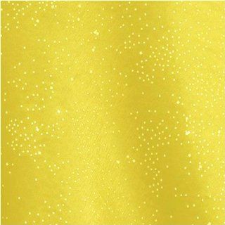 54'' Wide Fairy Dust Organza Yellow Fabric By The Yard: Arts, Crafts & Sewing