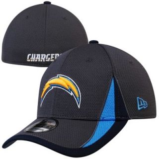 New Era San Diego Chargers Training Replica 39THIRTY Flex Hat   Graphite