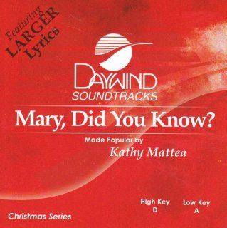 Mary Did You Know? [Accompaniment/Performance Track]: Music