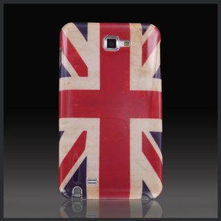 Patriot Antique Weathered UK British Flag hard case cover for Samsung Galaxy Note i9220 N7000 Cell Phones & Accessories