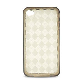 Fits Apple iPhone 4 4S Soft Skin Case Transparent Checker Smoke TPU Skin AT&T (does NOT fit Apple iPhone or iPhone 3G/3GS or iPhone 5): Cell Phones & Accessories
