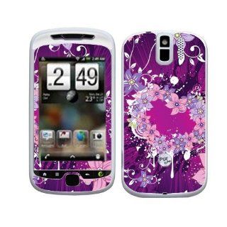 Soft Skin Case Fits HTC Mytouch 3G Slide Flower Heart Vinyl Sticker Skin T Mobile (does NOT fit HTC myTouch 3G or HTC Mytouch 4G or HTC Mytouch 4G Slide) Cell Phones & Accessories