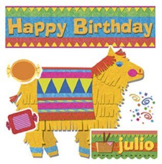 Edupress Happy Birthday Pinatas Bulletin Board Set (EP 2258): Toys & Games