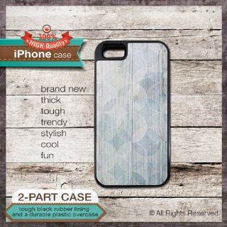 iPhone 4/4s TOUGH Case Watercolor Effect Geo Wood Art   Design Cover 80: Cell Phones & Accessories