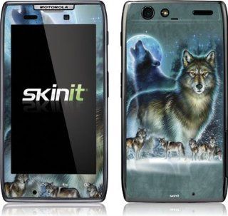 Liquid Blue   Lone Wolf   Droid Razr Maxx by Motorola   Skinit Skin: Cell Phones & Accessories