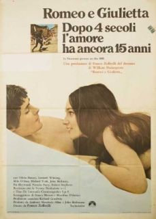 Romeo and Juliet 1968 Original Italy Due Fogli Movie Poster Franco Zeffirelli Leonard Whiting: Leonard Whiting, Olivia Hussey, John McEnery, Milo O'Shea: Entertainment Collectibles