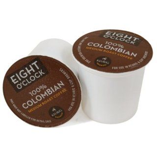 Eight O'Clock 100% Colombian Coffee Keurig K Cups, 18 Count: Kitchen & Dining