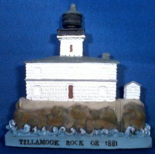 Tillamook Rock Lighthouse Magnet 3" Tall : Refrigerator Magnets : Everything Else