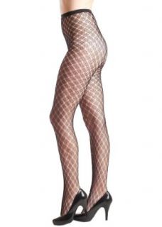 Plaid Effect Fishnet Pantyhose in Black Free Size at  Womens Clothing store: Hosiery Pantyhose Fishnet
