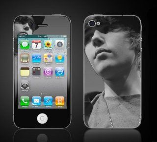 iPhone 4 Justin Bieber #4 Never Say Never My World 2.0 Vinyl Skin kit fits 4th generation apple iPhone decal cover Skins case.: Everything Else