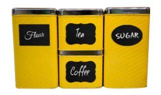36 Reusable Large Chalkboard Labels Variety Pack   CHALKY TALKY Brand   Large Sized Are Removable & Re writable To Use for Kitchen Canisters & Jars, Especially Mason   In Oval, Rectangle, Fancy Styles  Lifetime Replacement Guarantee See Details: Of