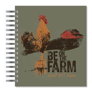 ECOeverywhere Be On The Farm, Rooster, Picture Photo Album, 18 Pages, Holds 72 Photos, 7.75 x 8.75 Inches, Multicolored (PA14354) : Wirebound Notebooks : Office Products