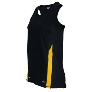 Eastbay Two Color Singlet   Womens   Running   Clothing   Black/Gold