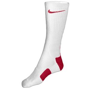 Nike Elite Basketball Crew Socks   Mens   Basketball   Accessories   White/Varsity Red