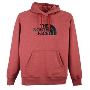 The North Face Half Dome Hoodie   Mens   Casual   Clothing   Graphic Grey/Zinnia Orange