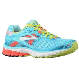 Brooks Ravenna 5   Womens   Running   Shoes   Bluefish/Fiery Coral/Green Glow