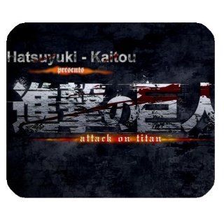 New Diy Design Hot Anime Attack On Titan High Quality Printing Square Mouse Pad Design Your Own Computer Mousepad: Electronics