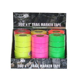 Grip 37012 200 Foot Roll Trail Marking Tape   Single Roll: Sports & Outdoors