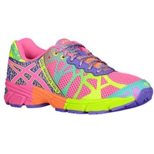 ASICS Gel Noosa Tri 9   Girls Grade School   Running   Shoes   Hot Pink/Neon Purple/Flash Yellow