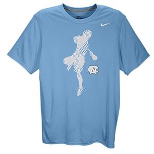 Nike Lax Dri Fit College Legend T Shirt   Mens   Lacrosse   Clothing   North Carolina Tar Heels   Light Blue