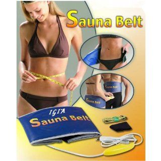 IGIA Sauna Belt Slimming Weight Loss Waist Fat Burn Shaper Body Cellulite Sweat Slim Exercise Trimmer Tummy Wrap Infrared Far Heat : Sauna Accessories : Patio, Lawn & Garden