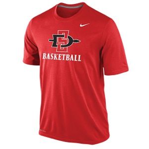 Nike College DF Basketball Practice T Shirt   Mens   Basketball   Clothing   San Diego State Aztecs   University Red