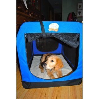 Go Pet Club Soft Crate for Pets, 32 Inch, Blue : Soft Sided Dog Crate : Pet Supplies