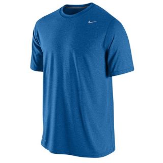 Nike Legend Dri FIT S/S T Shirt   Mens   Training   Clothing   Military Blue/Carbon Heather/Matte Silver