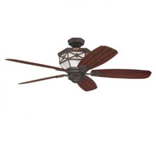 Westinghouse 72013 Athena 52 Inch Five Blade Ceiling Fan, Oil Rubbed Bronze with Illuminated Motor Housing    