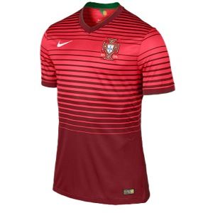 Nike Home Match Shortsleeve Jersey   Mens   Soccer   Clothing   Portugal   Team Red/Action Red/Pine Green/Football White
