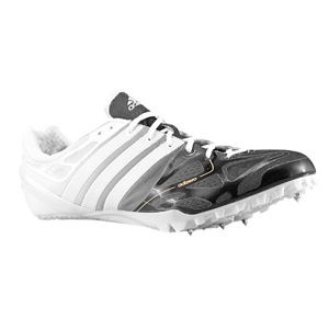 adidas adiZero Prime Accelerator   Mens   Track & Field   Shoes   Black/Running White/Silver Zest