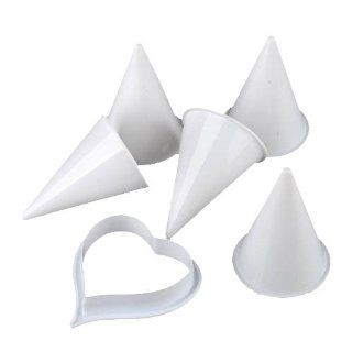 Kitchen Cake Decorating Gum Paste Icing Calla Lily Flower Cutter Former Set Tool: Kitchen & Dining