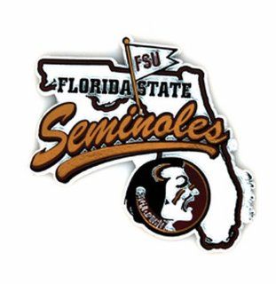 NCAA Florida State Seminoles 2D Mascot Map Magnet : Sports Related Magnets : Sports & Outdoors