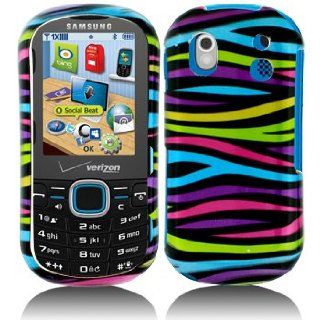 Cuffu   Rainbow Zebra   Samsung U460 Intensity 2 (NOT FOR INTENSITY 1) Case Cover + Screen Protector (Universal) Makes Perfect Gift In Only One LOWEST Shipping Rate .98   Goes With Everyday Style And Apparel 