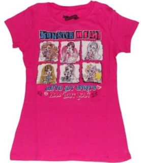 Monster High Got Spirit Girls T shirt: Clothing