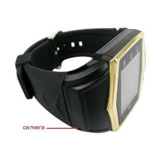 NEW Version Ultra thin Quad band Watch Mobile Phone FM/MP3/MP4 2M Camera: Cell Phones & Accessories
