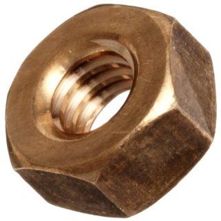 Bronze Hex Nut, Right Hand Threads, 5/16" 18 Threads (Pack of 25): Industrial & Scientific