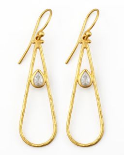 Glow 24k Teardrop Diamond Earrings   Gurhan   Gold (24K )