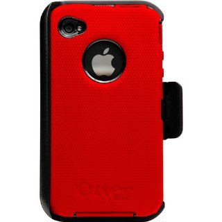 OtterBox Universal iPhone 4 Defender Case   Red/Black: Cell Phones & Accessories
