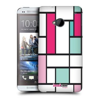 Head Case Designs Blocks Mod Patterns Hard Back Case Cover for HTC One: Cell Phones & Accessories