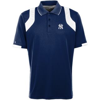 Antigua New York Yankees Mens Fusion Short Sleeve Polo   Size: Large, Navy